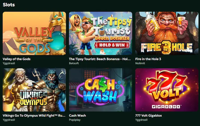Sagaspins Casino spiele